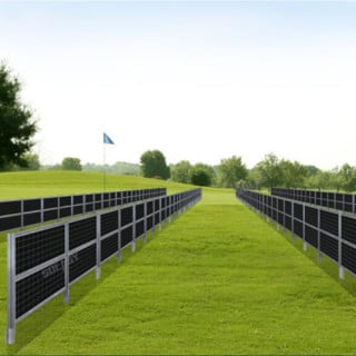 Photovoltaic Vertical Bifacial Fence